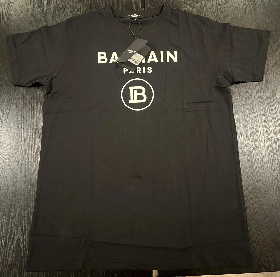 Svart Balmain Paris t-shirt