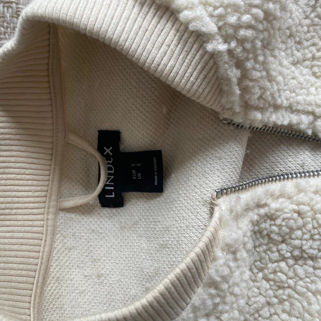 Beige teddyjacka - 3