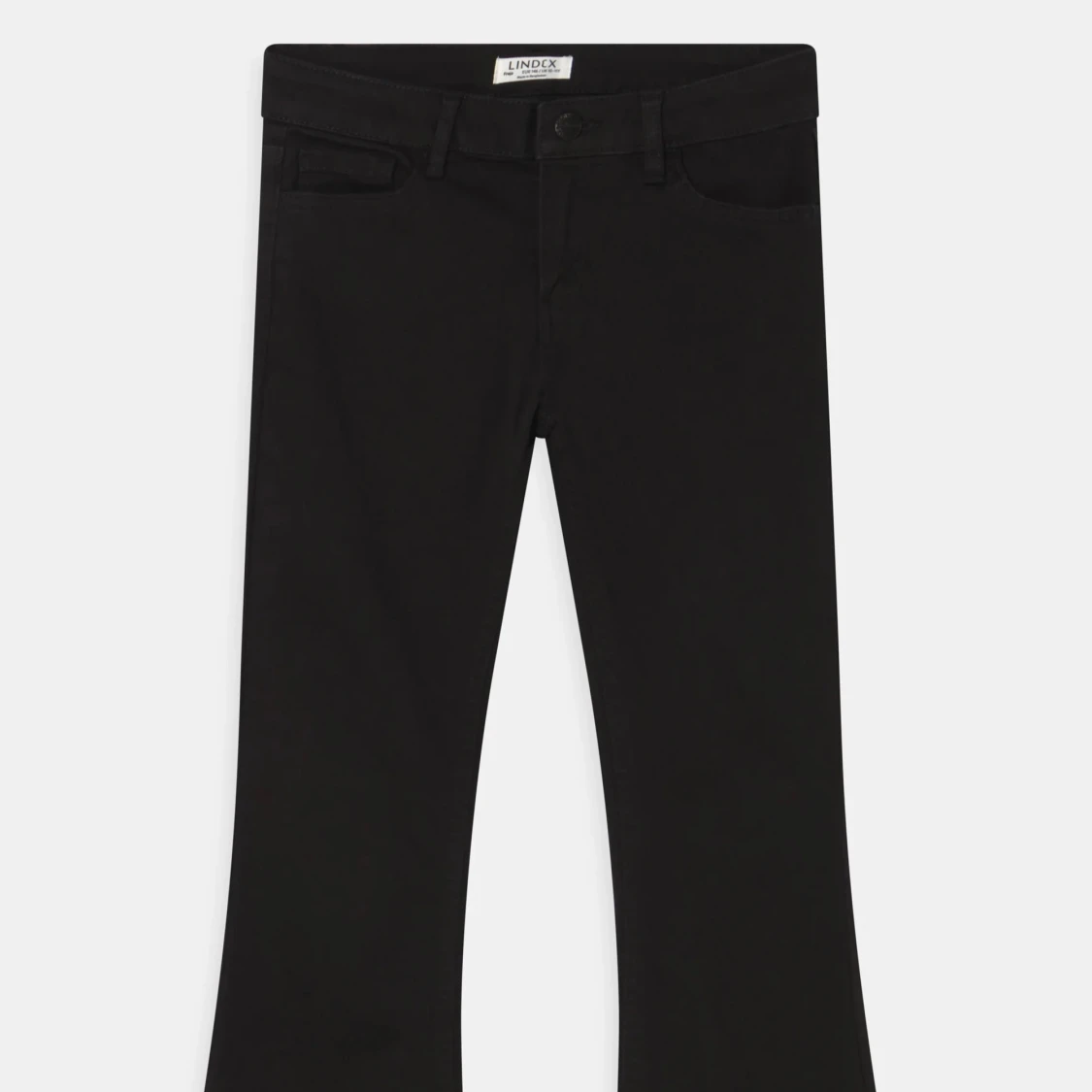 Svarta bootcut byxor från Lindex