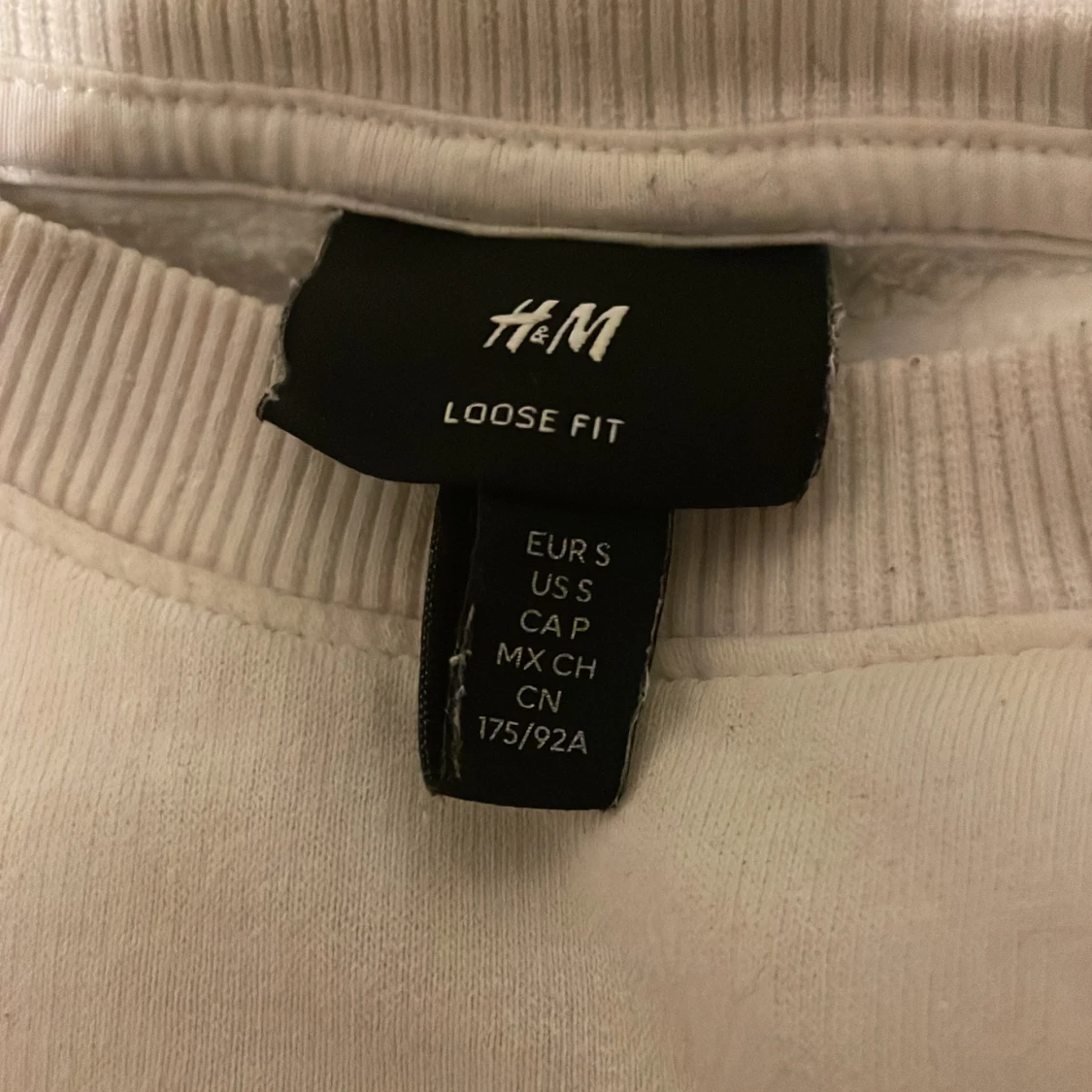 Vit loose fit tröja från H&M - 2