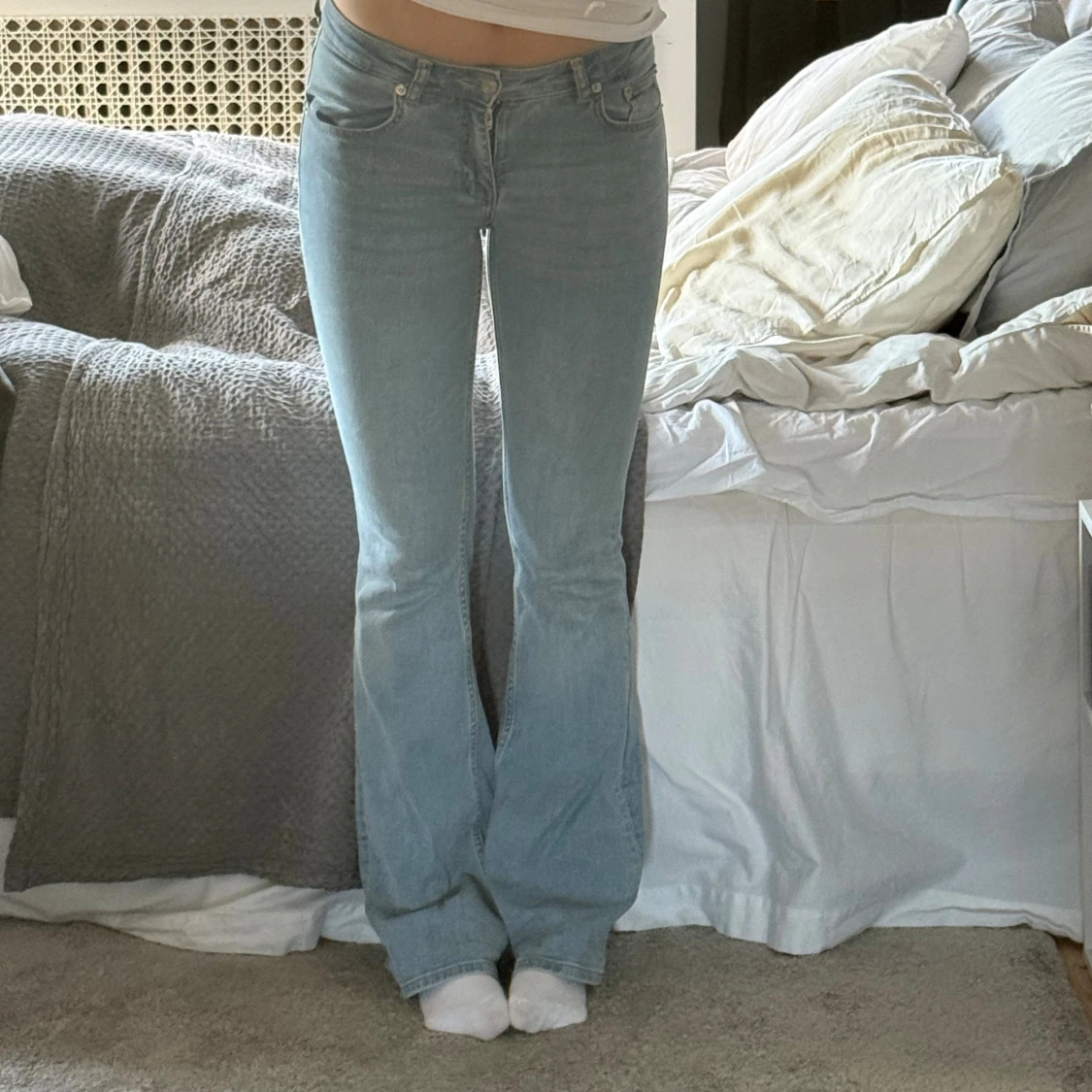 Lågmidjade jeans bootcut