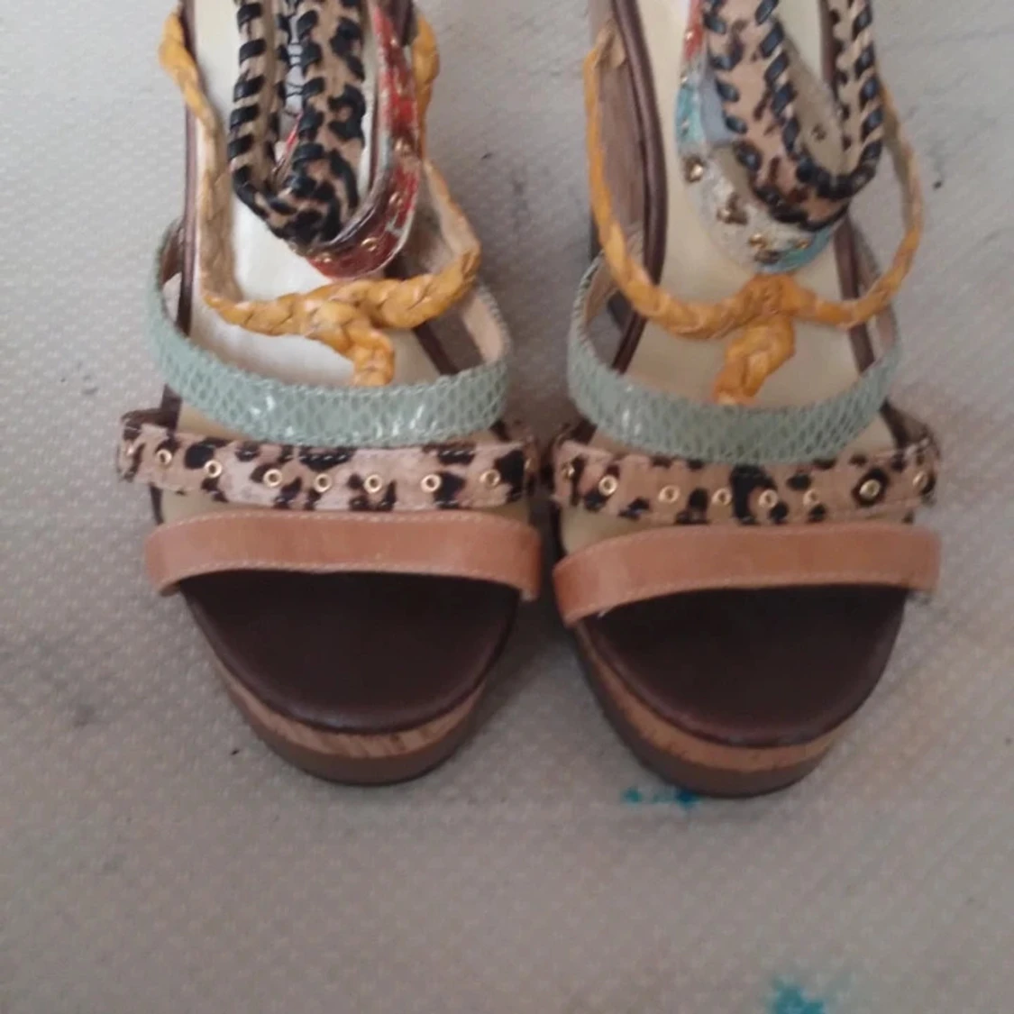 Jimmy Choo sandaler med kilklack, stl 36