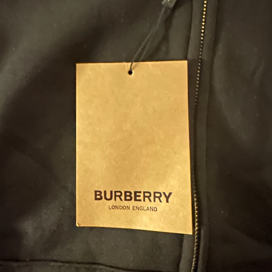 Svart Burberry hoodie  - 1