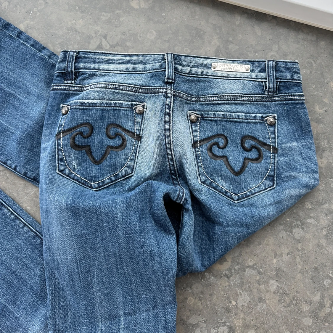 Lågmidjade jeans  - 2