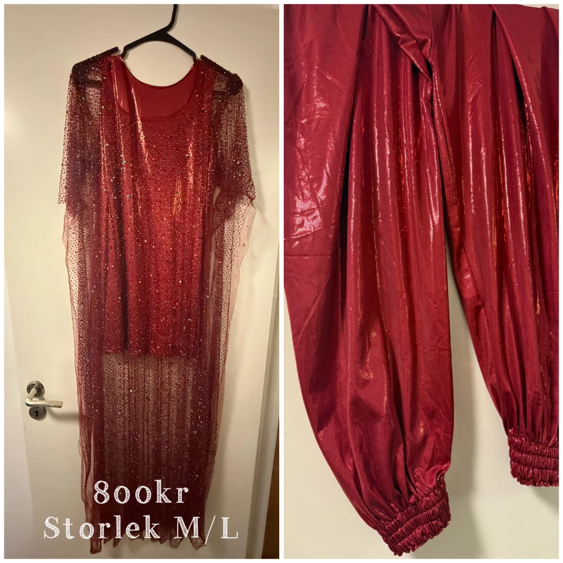 Kurdisk handgjord pärlsjal / Kurdiska kläder  - 2