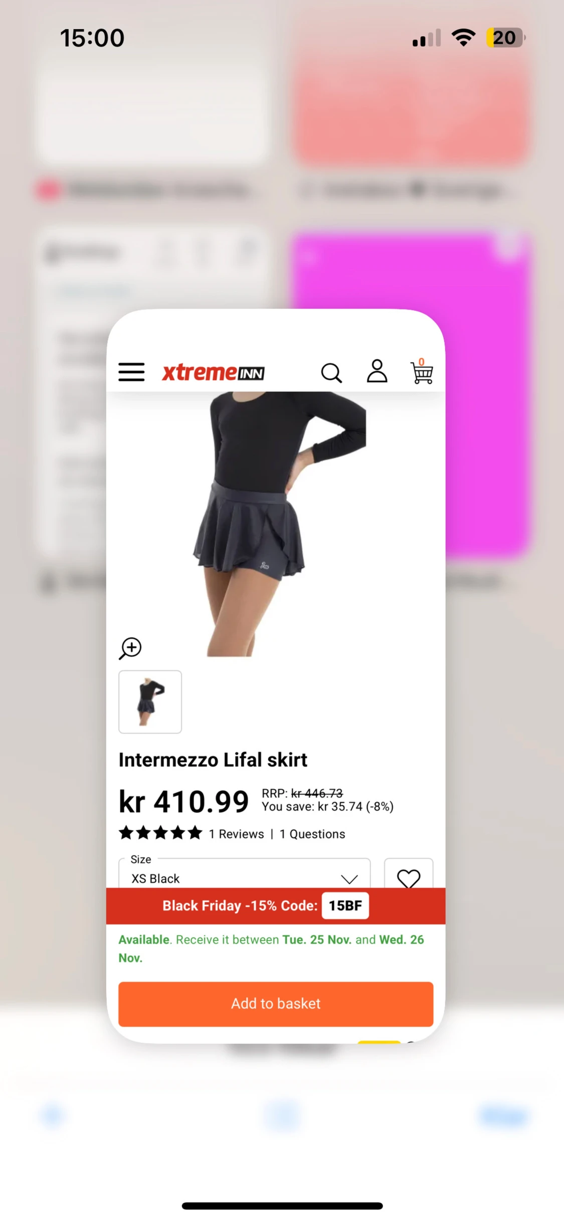 Konståknings kjol från Intermezzo - 5