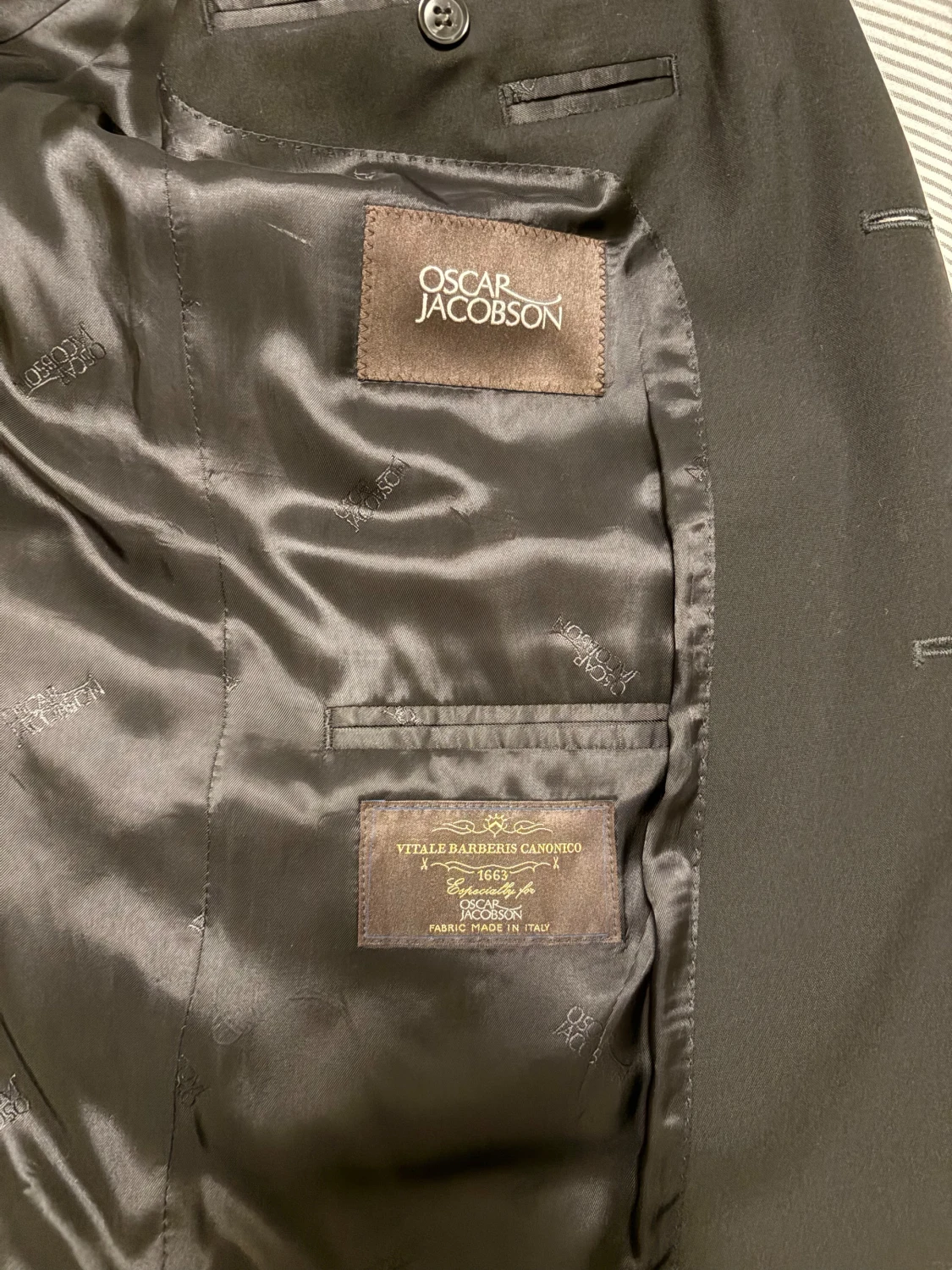 Svart kavaj Oscar Jacobson Edmund 50 - 2