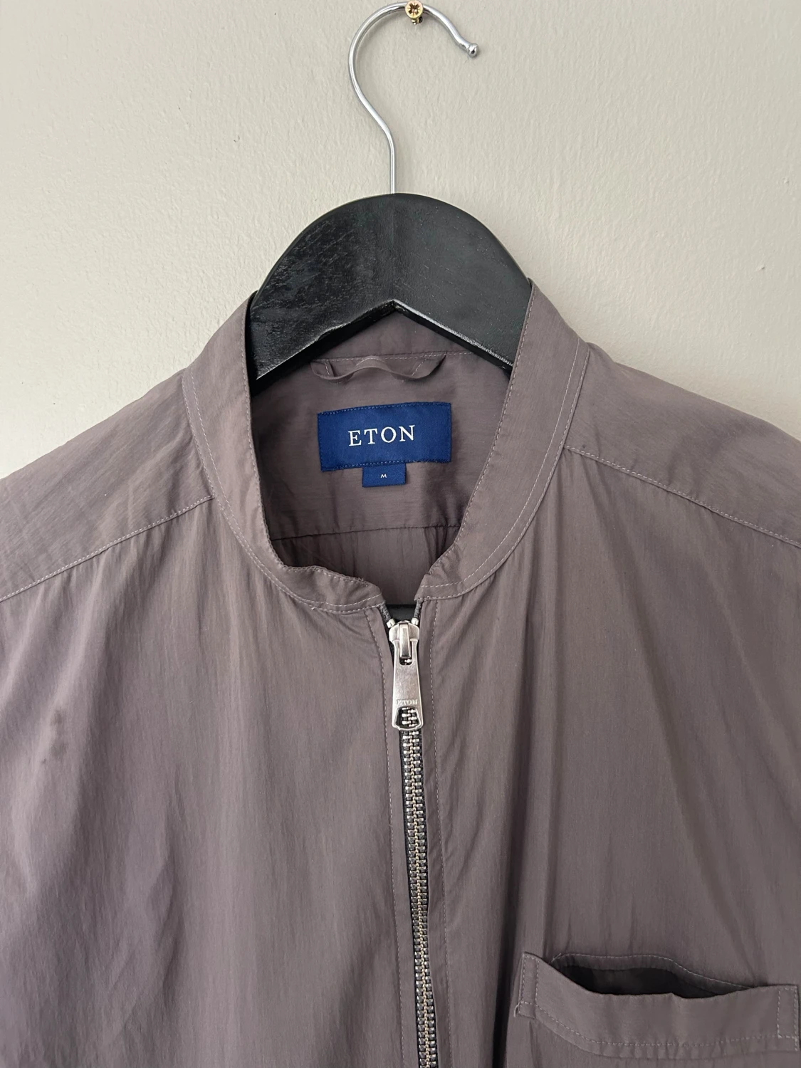 Grå väst från Eton med dragkedja - 2