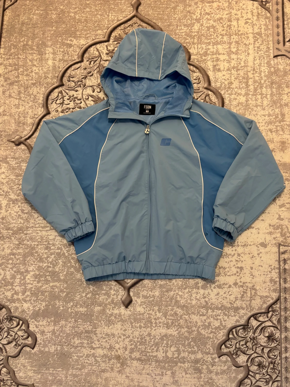 Blå Tracksuit från FSBN med huva - 1