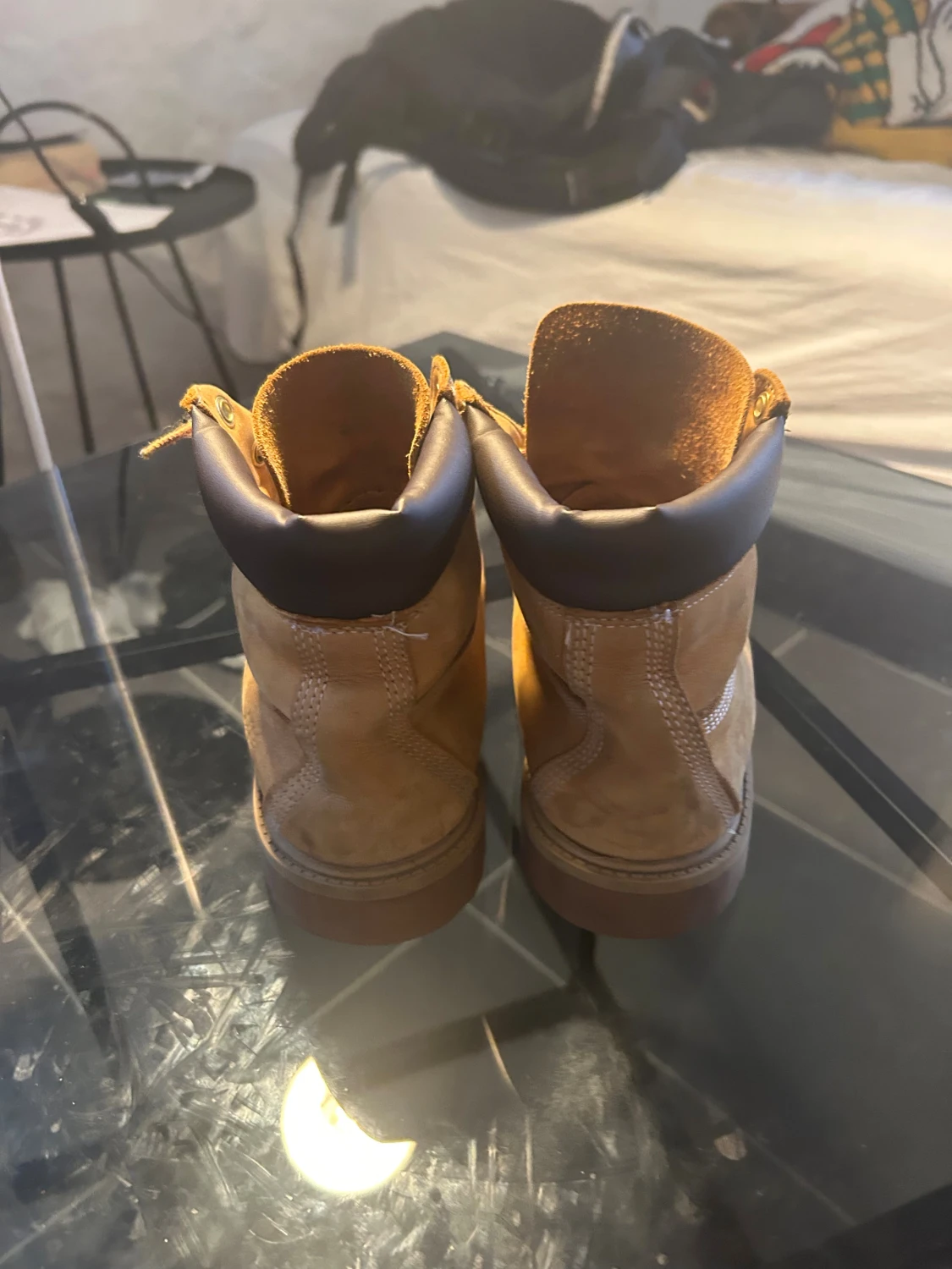 Timberland boots i mocka, beige - 1