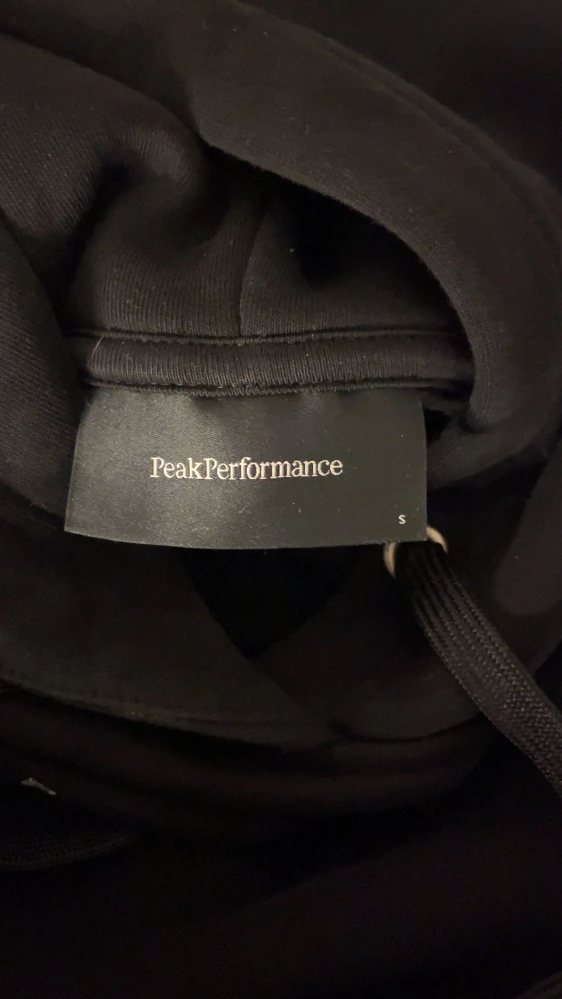 Svart hoodie Peak Performance S - 3