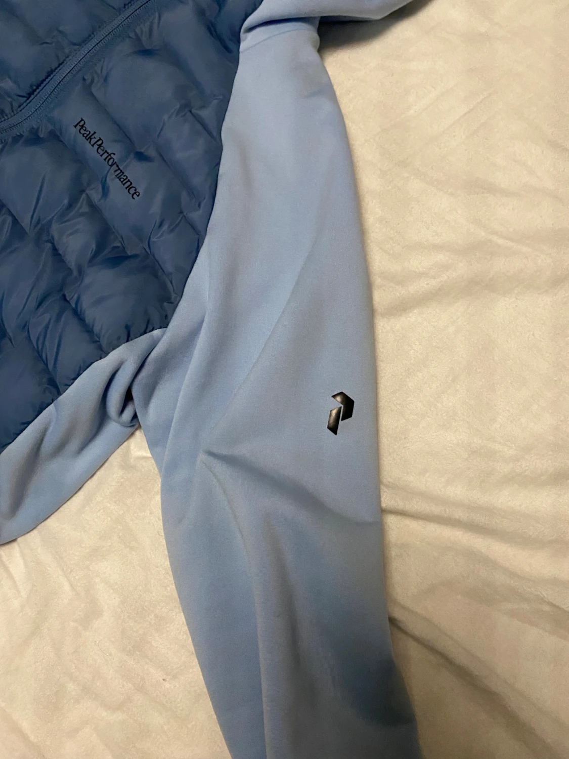 Ljusblå pufferjacka Peak Performance  - 2