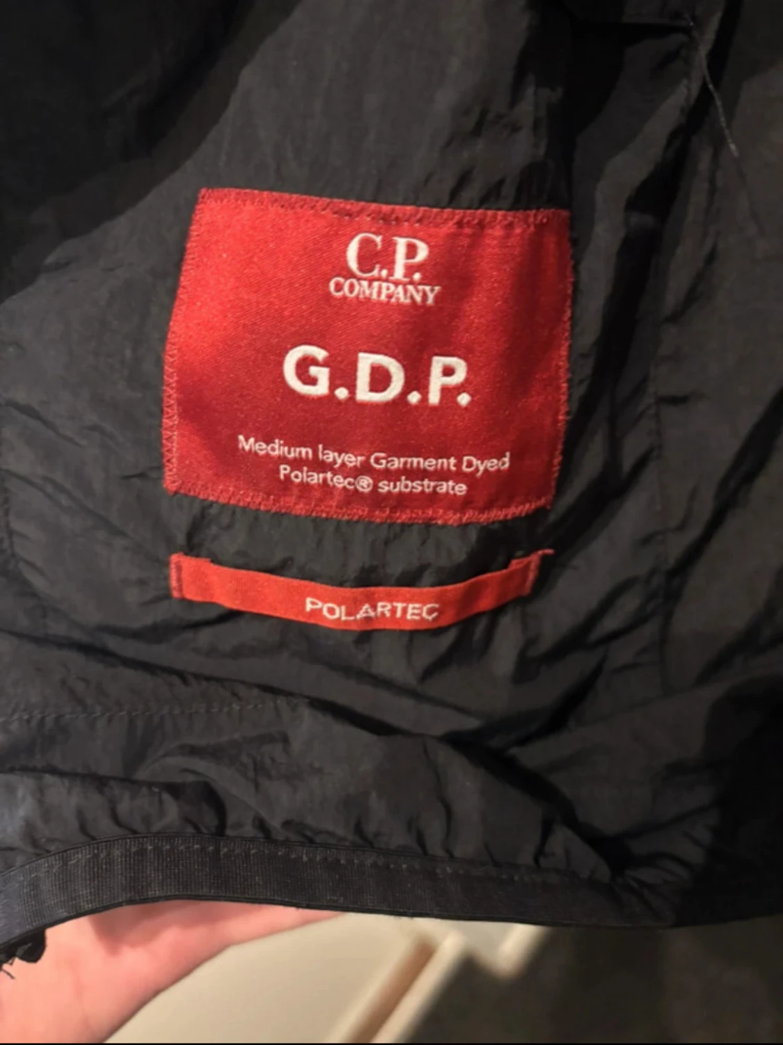 Svart Polartec väst från C.P. Company - 2