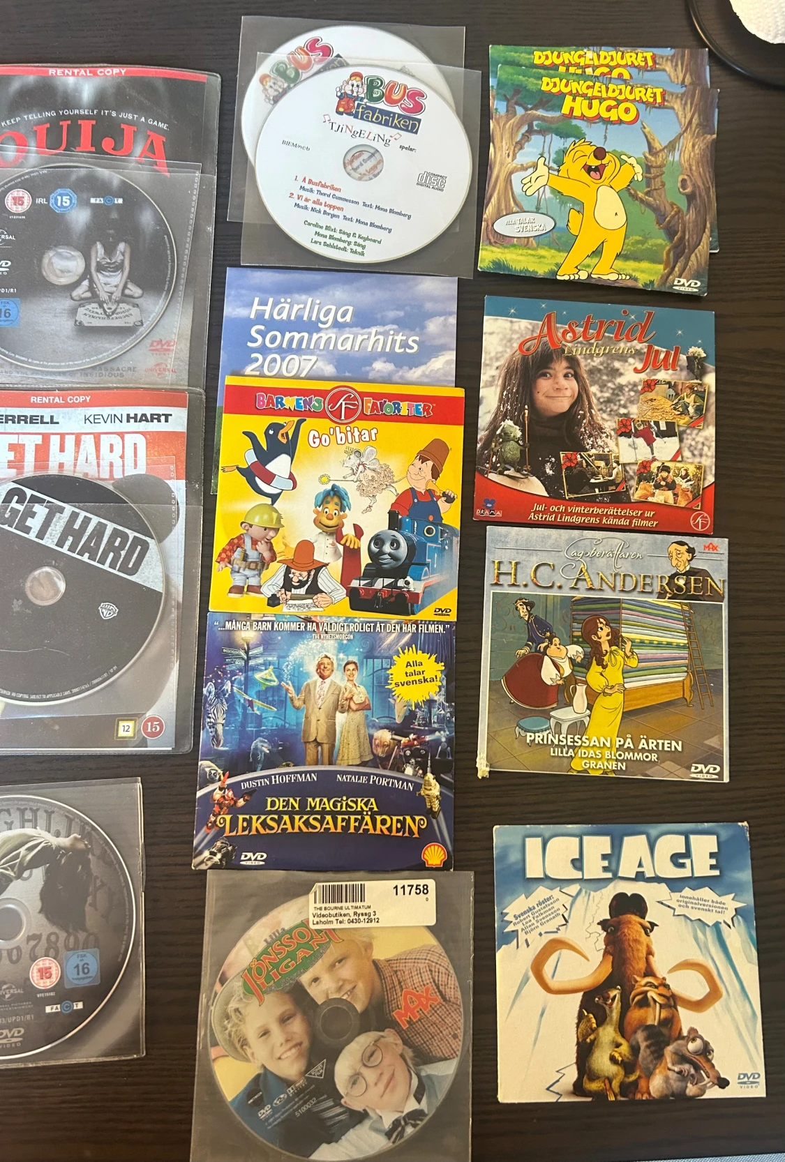 Blandat dvd paket - 2