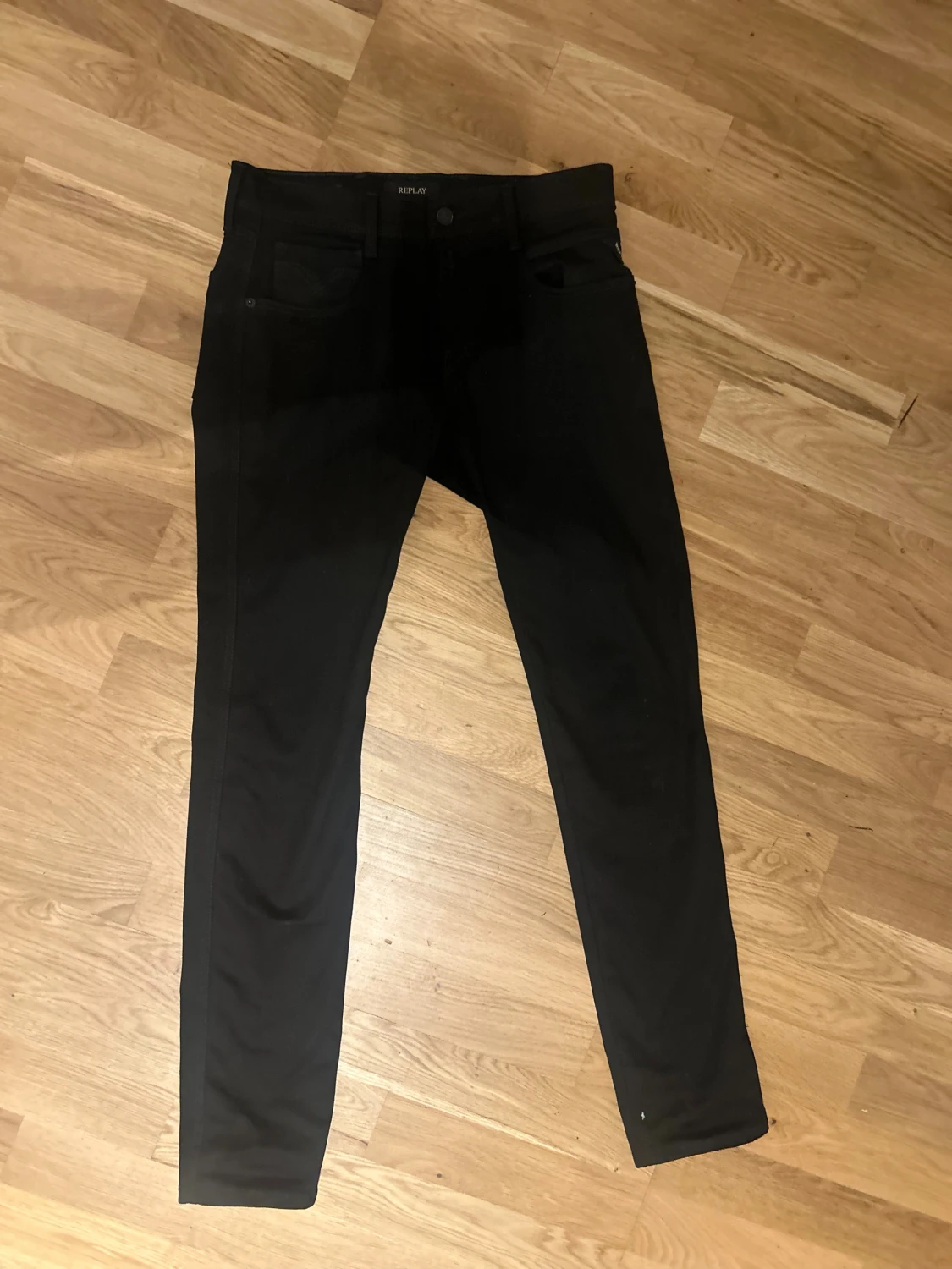 Svarta Replay Hyperflex jeans - 1