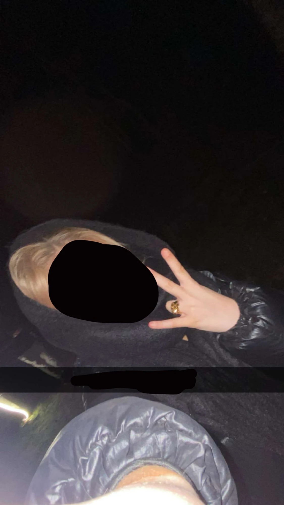 Svart halsduk med fransar från Lager 157 - 2