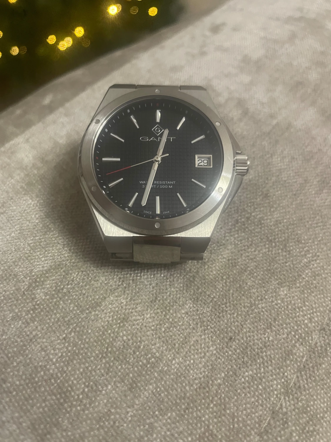 GANT herrklocka med svart urtavla - 1