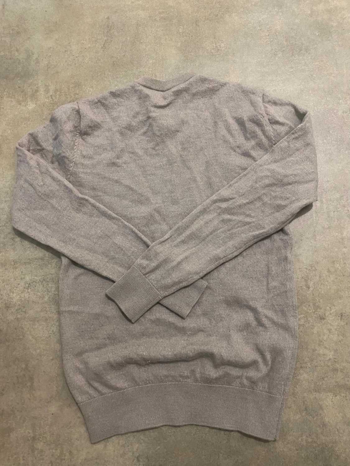 Beige stickad tröja John Henric S - 1