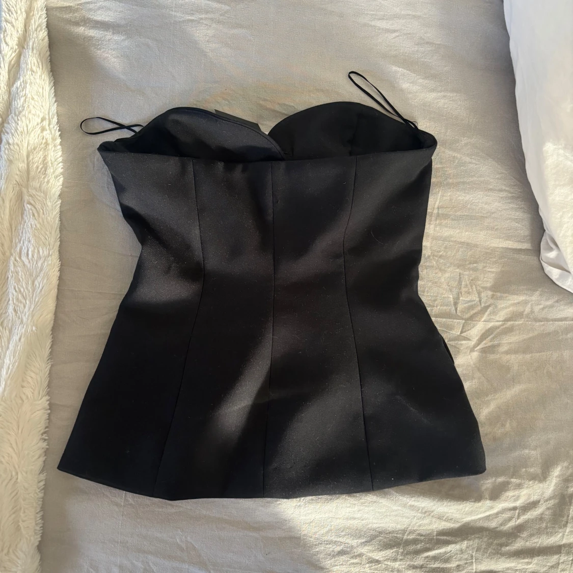 Svart korsettopp från Zara - 1