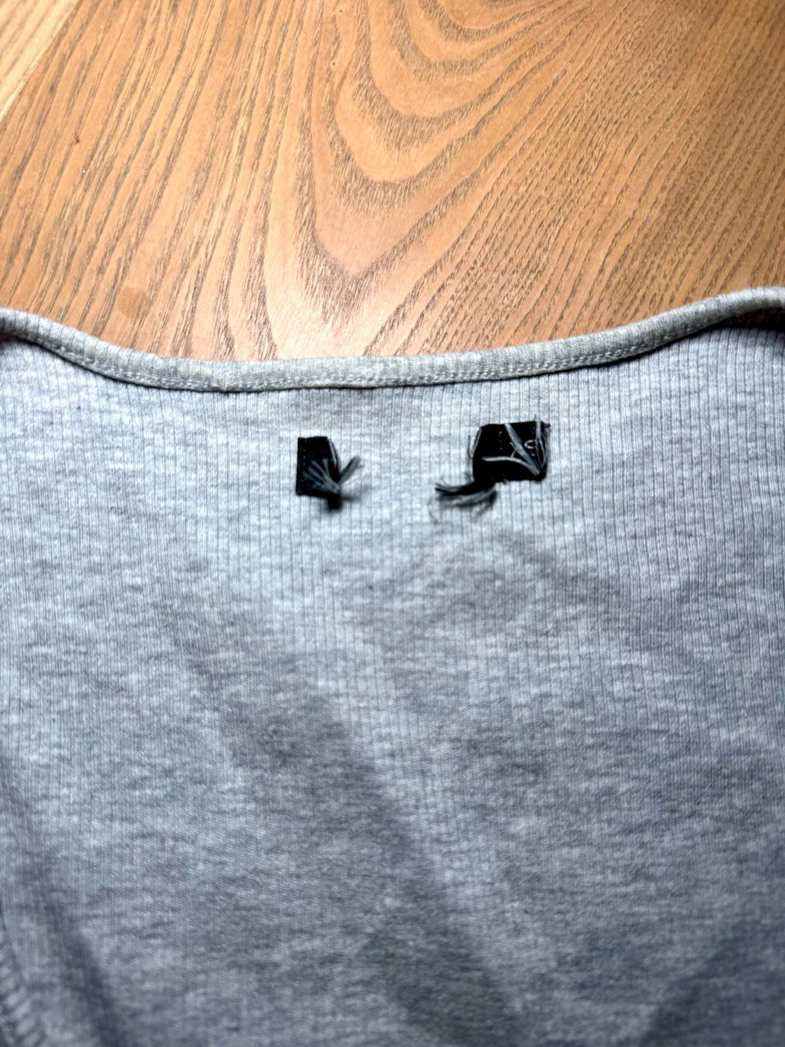 Grå ribbad klänning från H&M - 2