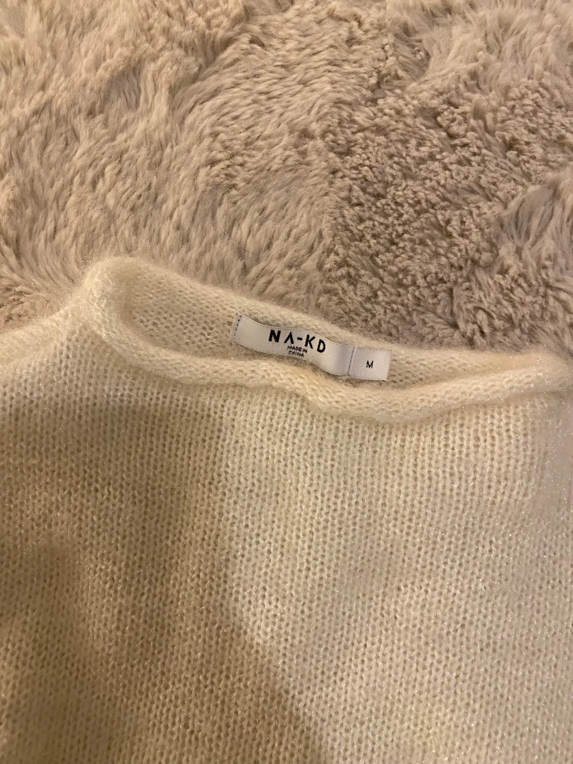 Vit stickad tröja från NA-KD - 2