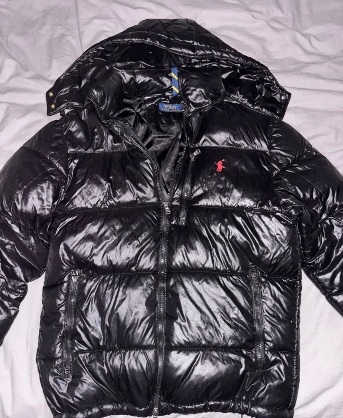 Svart pufferjacka från Polo Ralph Lauren