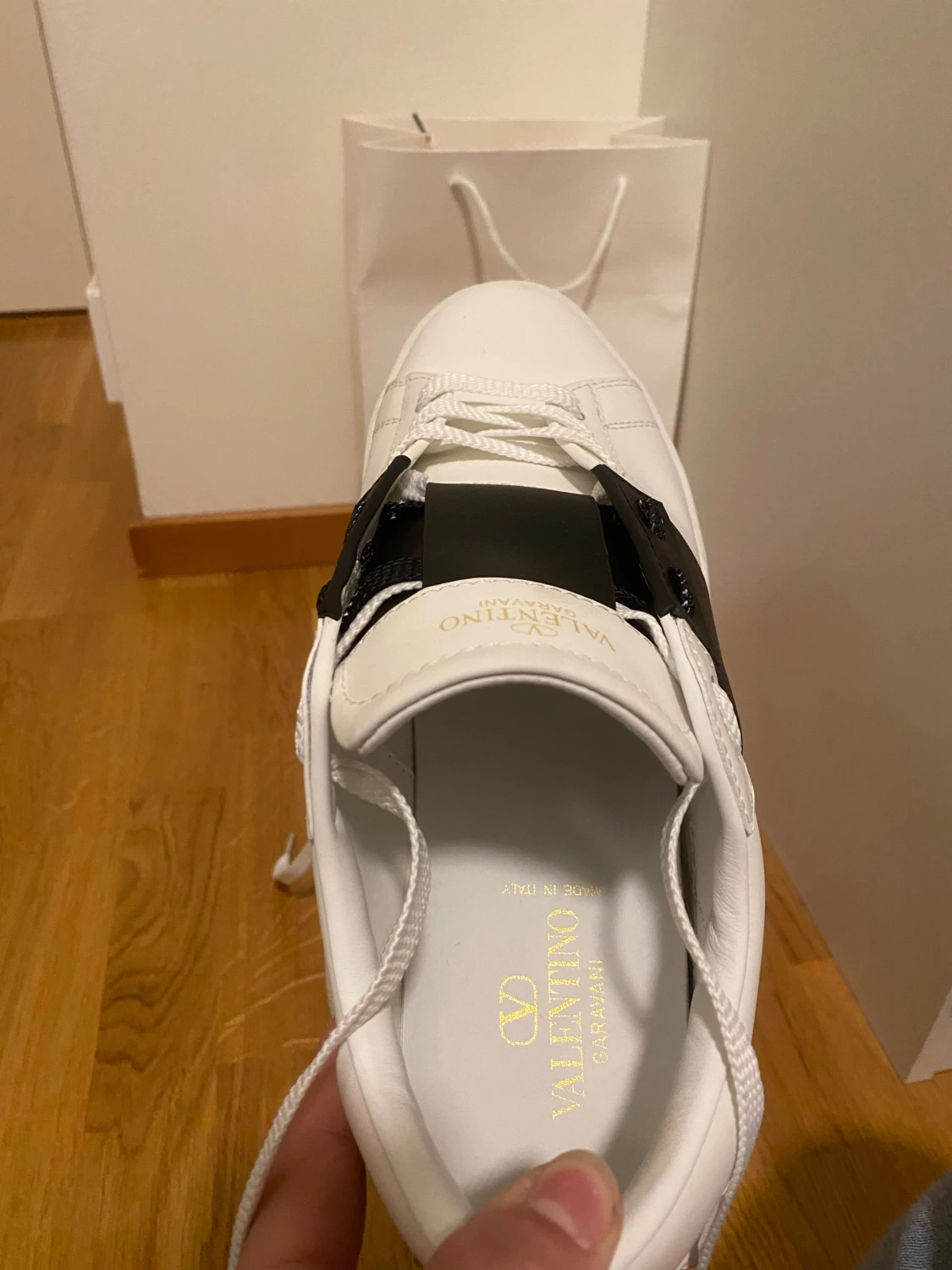 Valentino Garavani Open sneakers vit/svart - 2