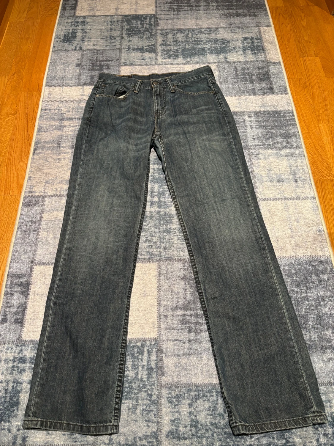 Levi's 501 mörkblå jeans straight fit - 1