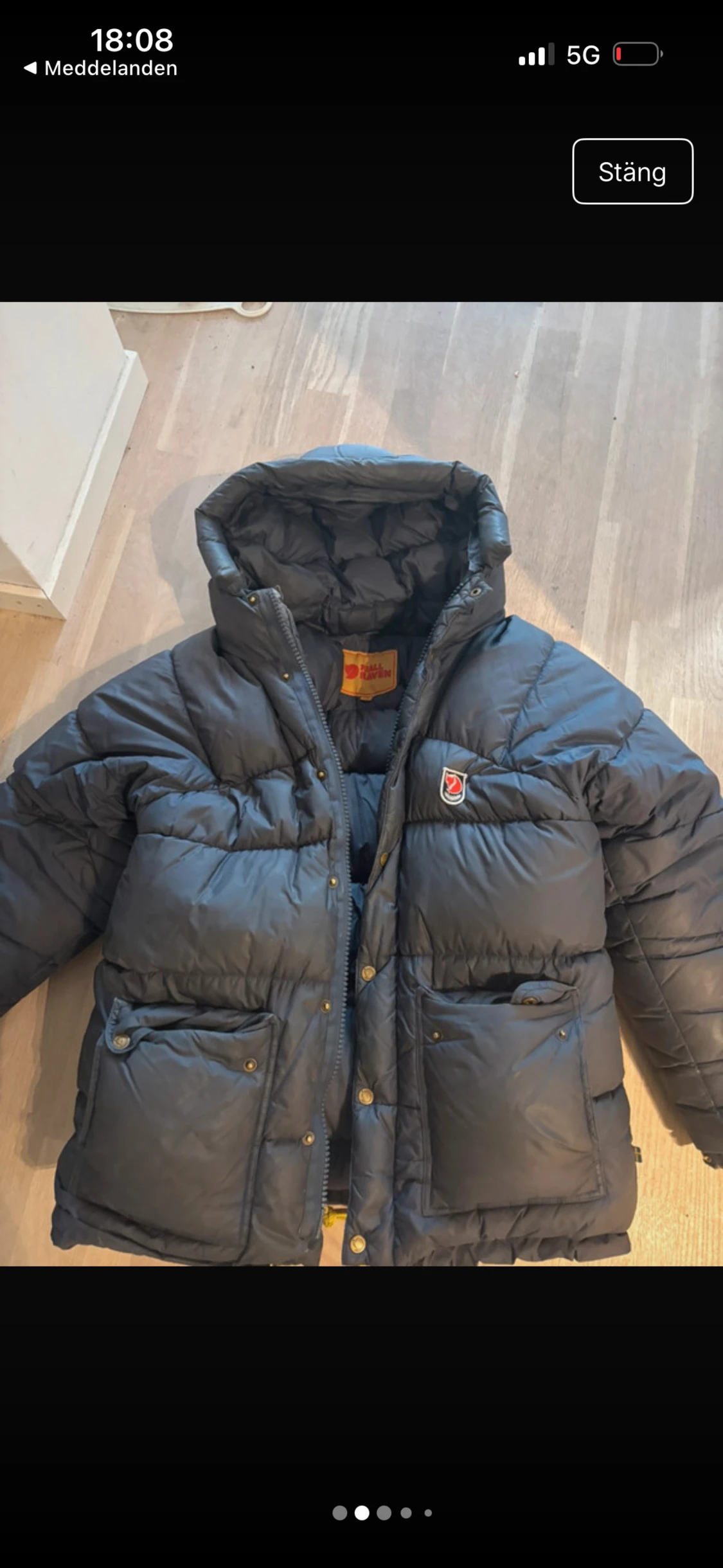 Blå Fjällräven jacka  - 1