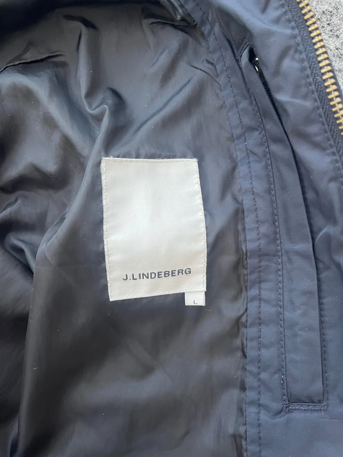 Mörkblå vindjacka från J.Lindeberg - 5