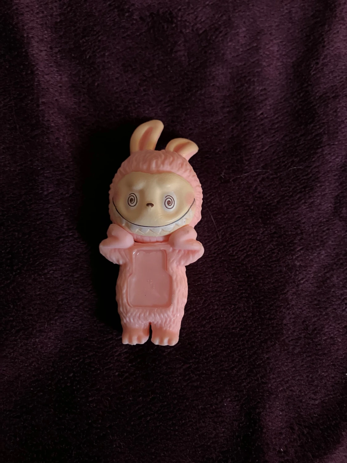 Rosa dekorativ mini figur Sonny Angel/ labubu  - 2