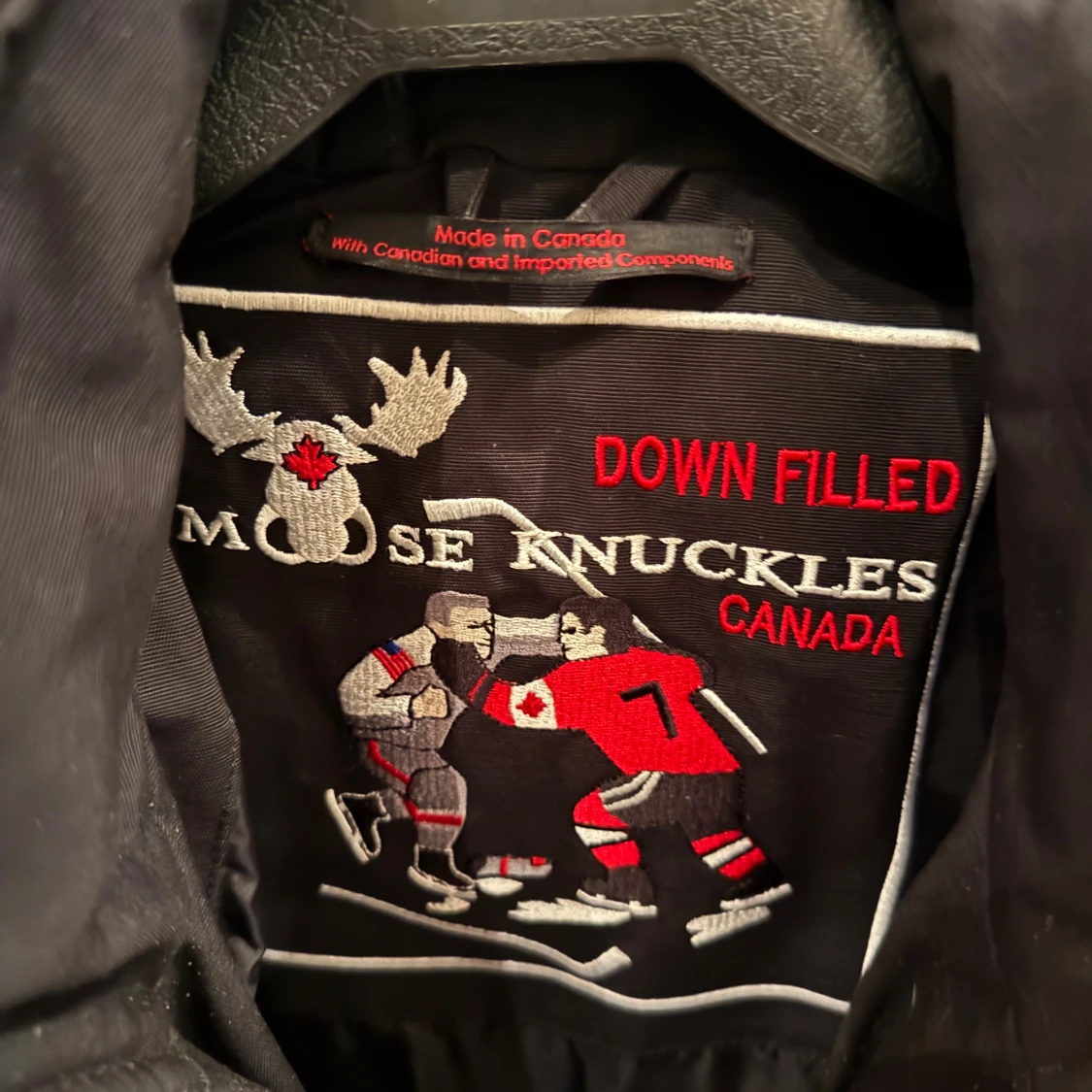 Svart dunjacka Moose Knuckles - 3