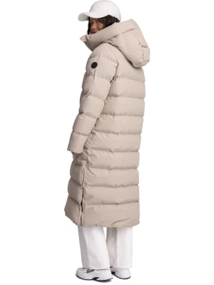 Beige lång dunjacka från Everest - W Juneau Coat från Everest är en lång och varm kappa, i färgen beige. Storlek S