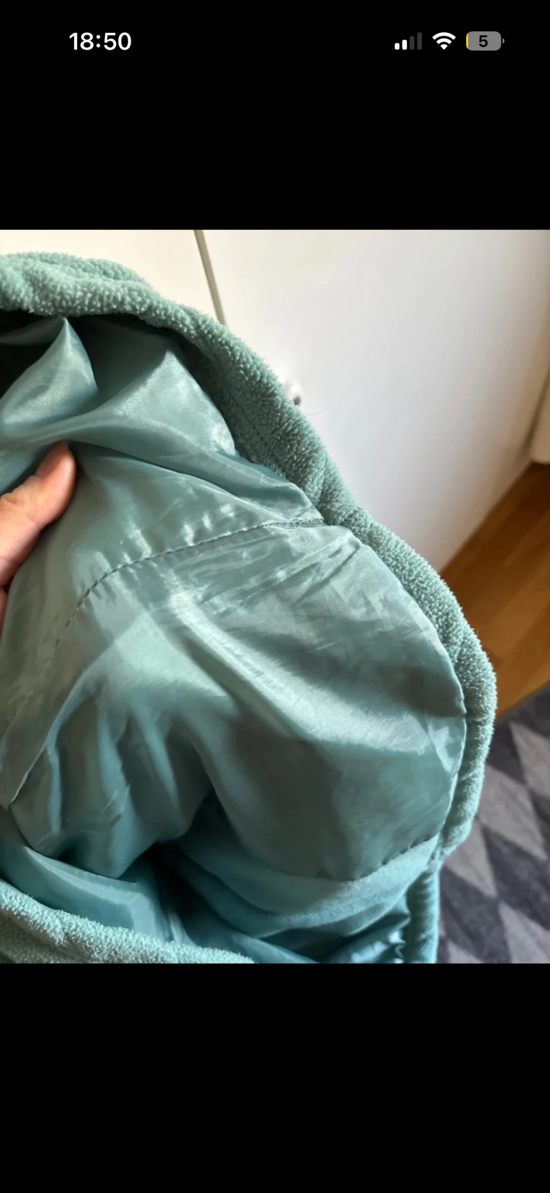 Turkos fleecejacka från Genevan - 4