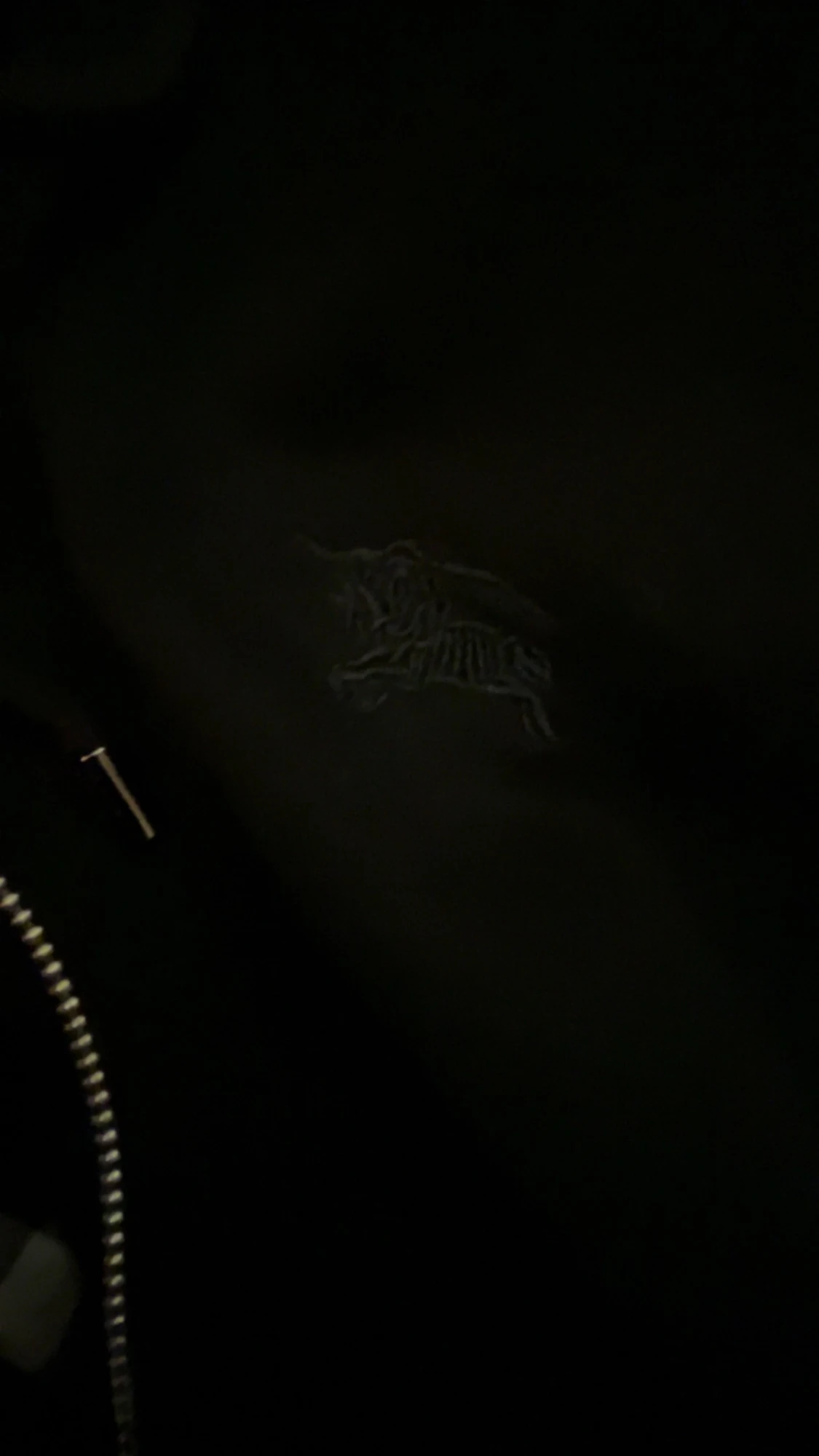 Svart Burberry hoodie med dragkedja - 4