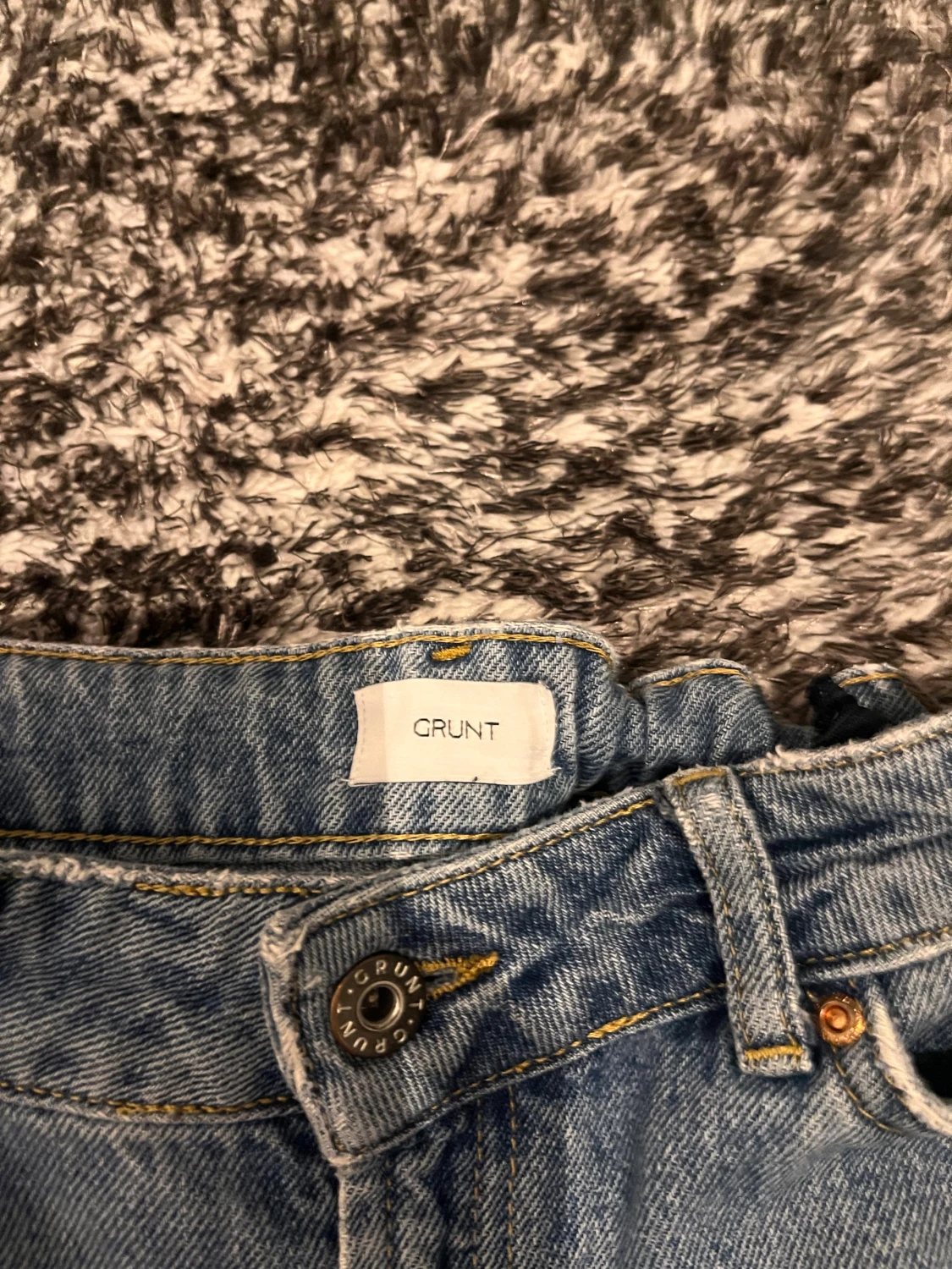 Blå raka jeans från Grunt - 3