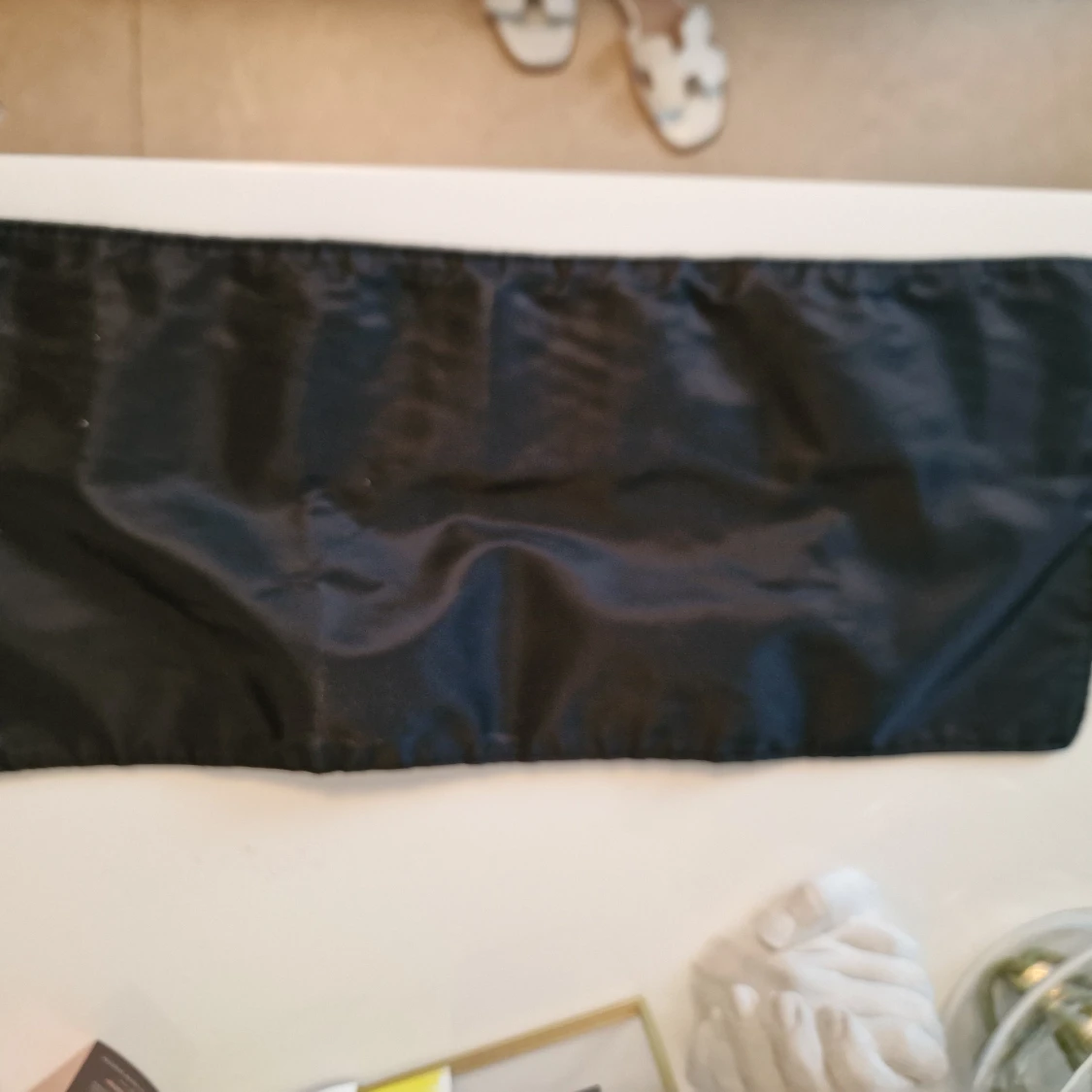 Svart sminkbälte med snörning - 2