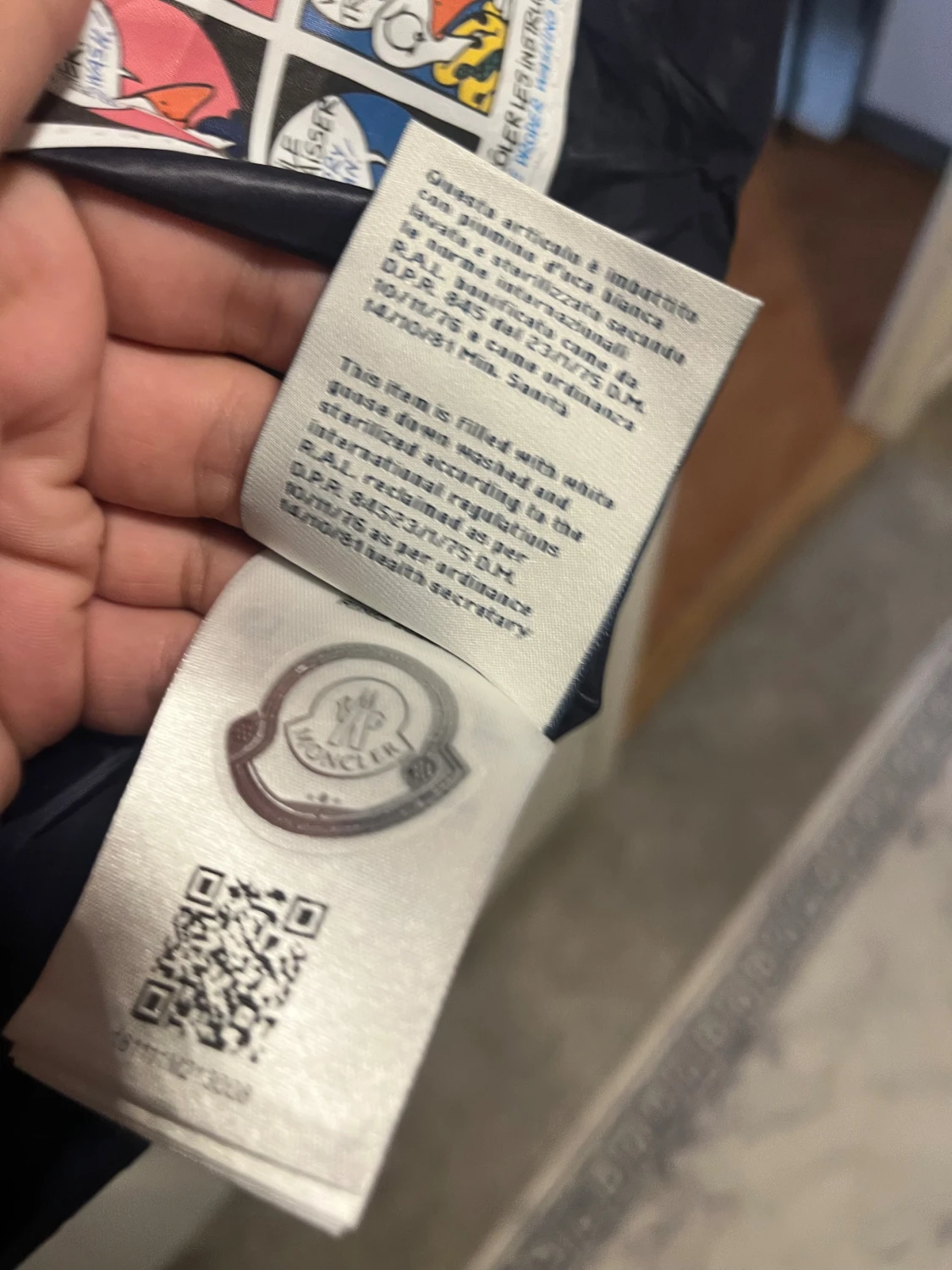 Mörkblå Moncler Maya - 2