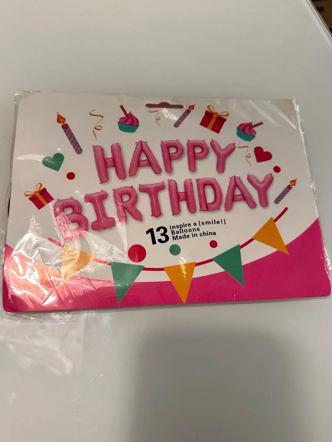 Happy Birthday Balloons Set (13 pcs)