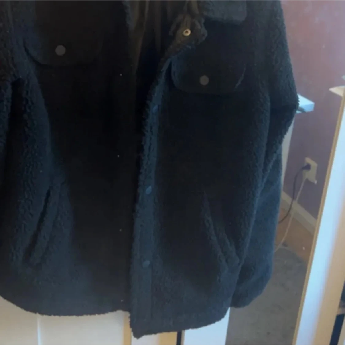 Svart teddyjacka Brave Soul S - 1