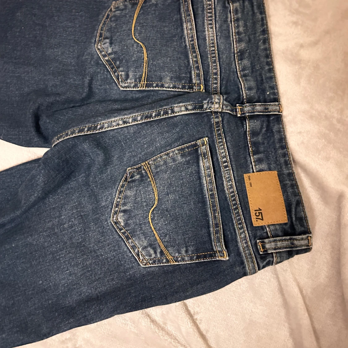 Blå bootcut jeans från lager 157 - 3