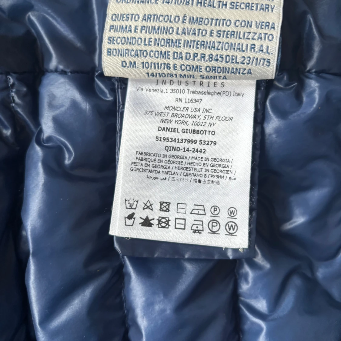 Moncler Daniel jacka  - 2