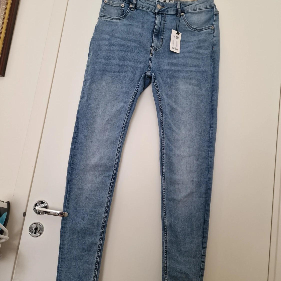 Ljusblå skinny jeans från Lager 157 XXL - 1