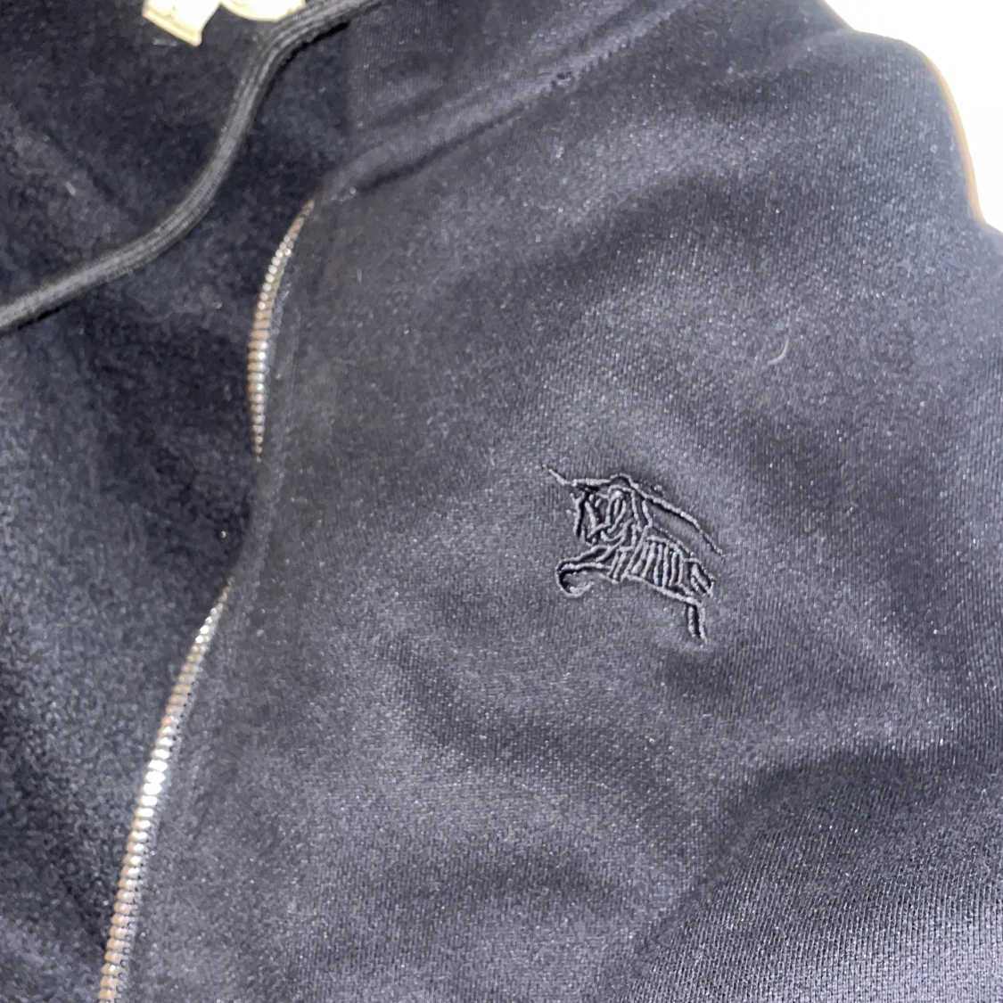 Svart rutig hoodiejacka Burberry - 4