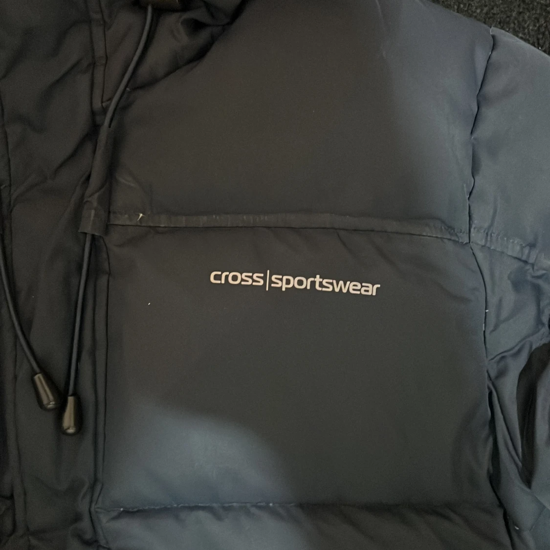 Mörkblå pufferjacka från Cross Sportswear passar från S till L stl - 1