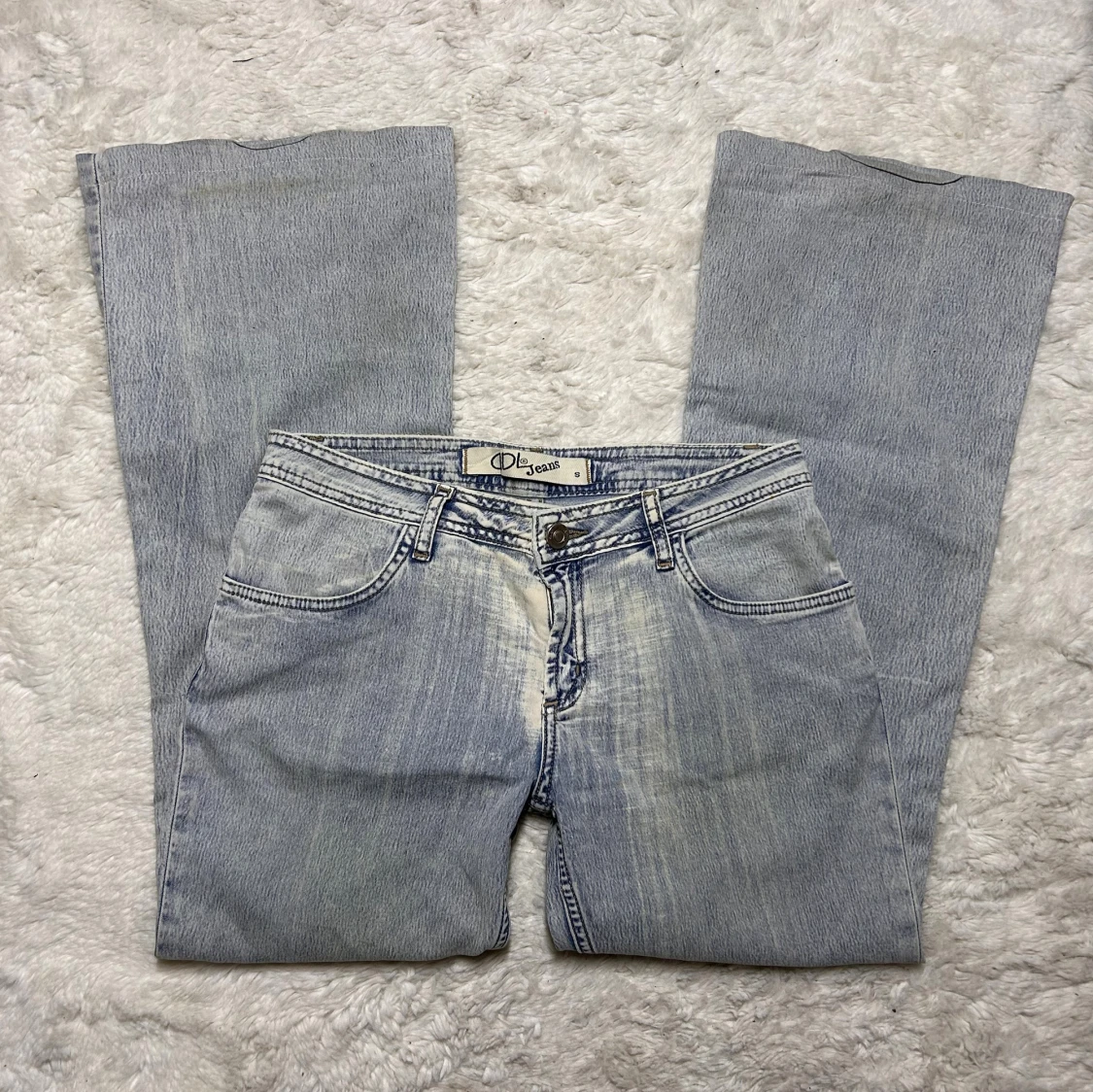 Lågmidjade bootcut jeans vintage