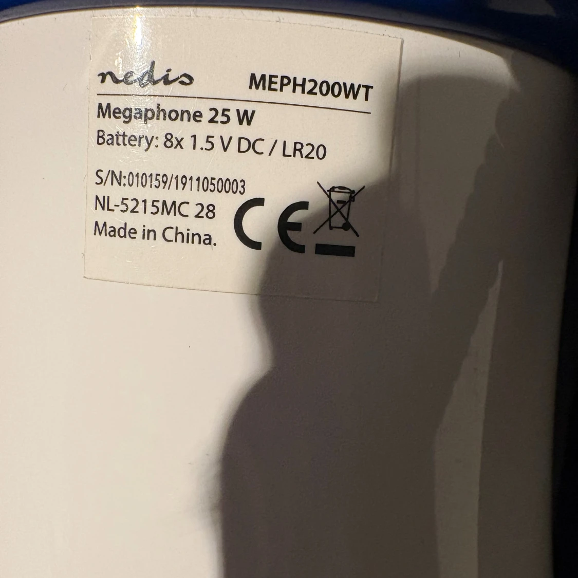 Megafon Nedis MEPH200WT 25W - 2