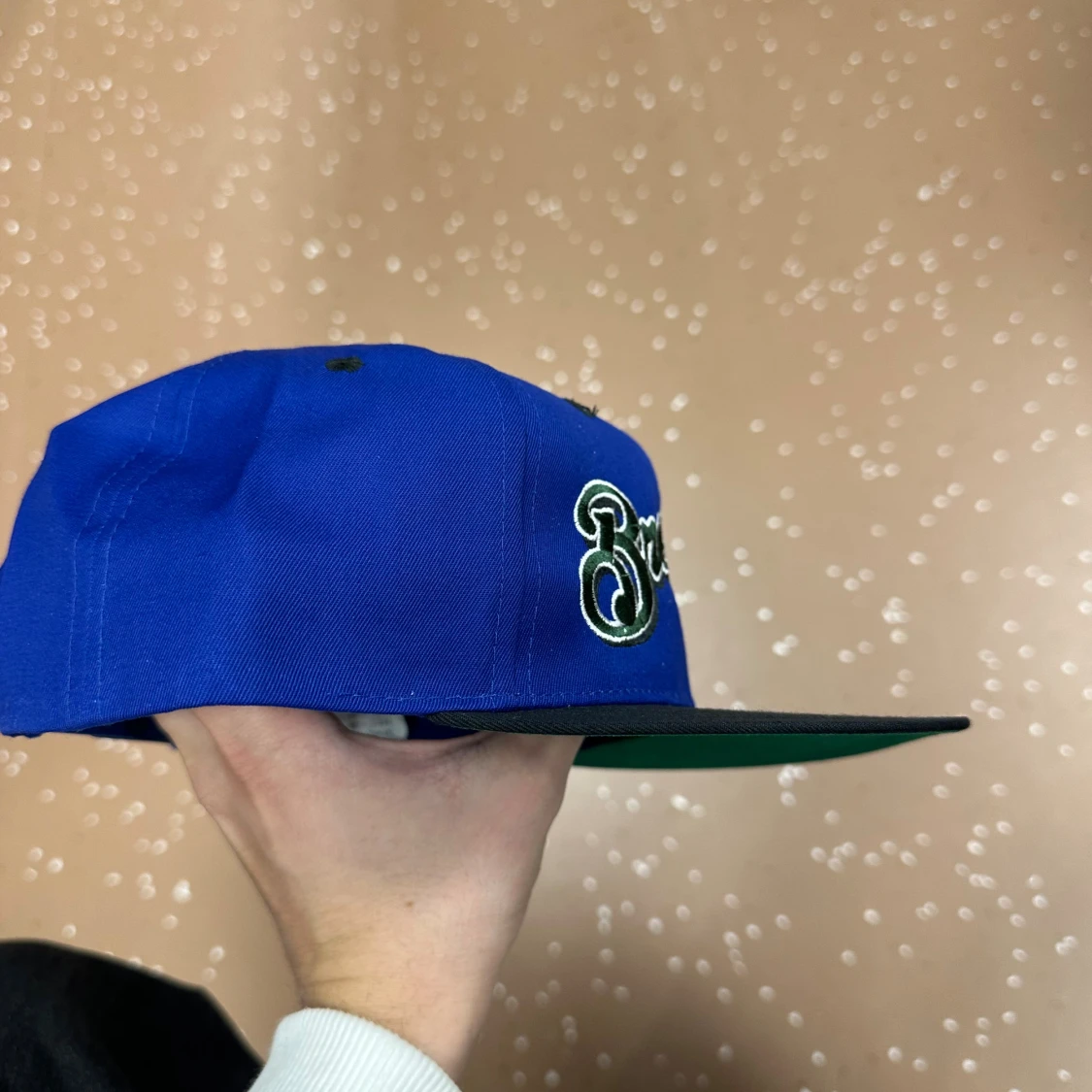 Blå Brewers snapback keps - 2