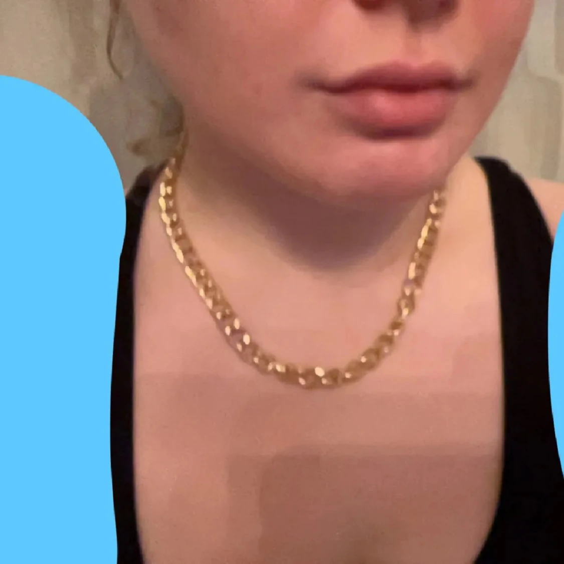 Två guld kedjor halsband - 2