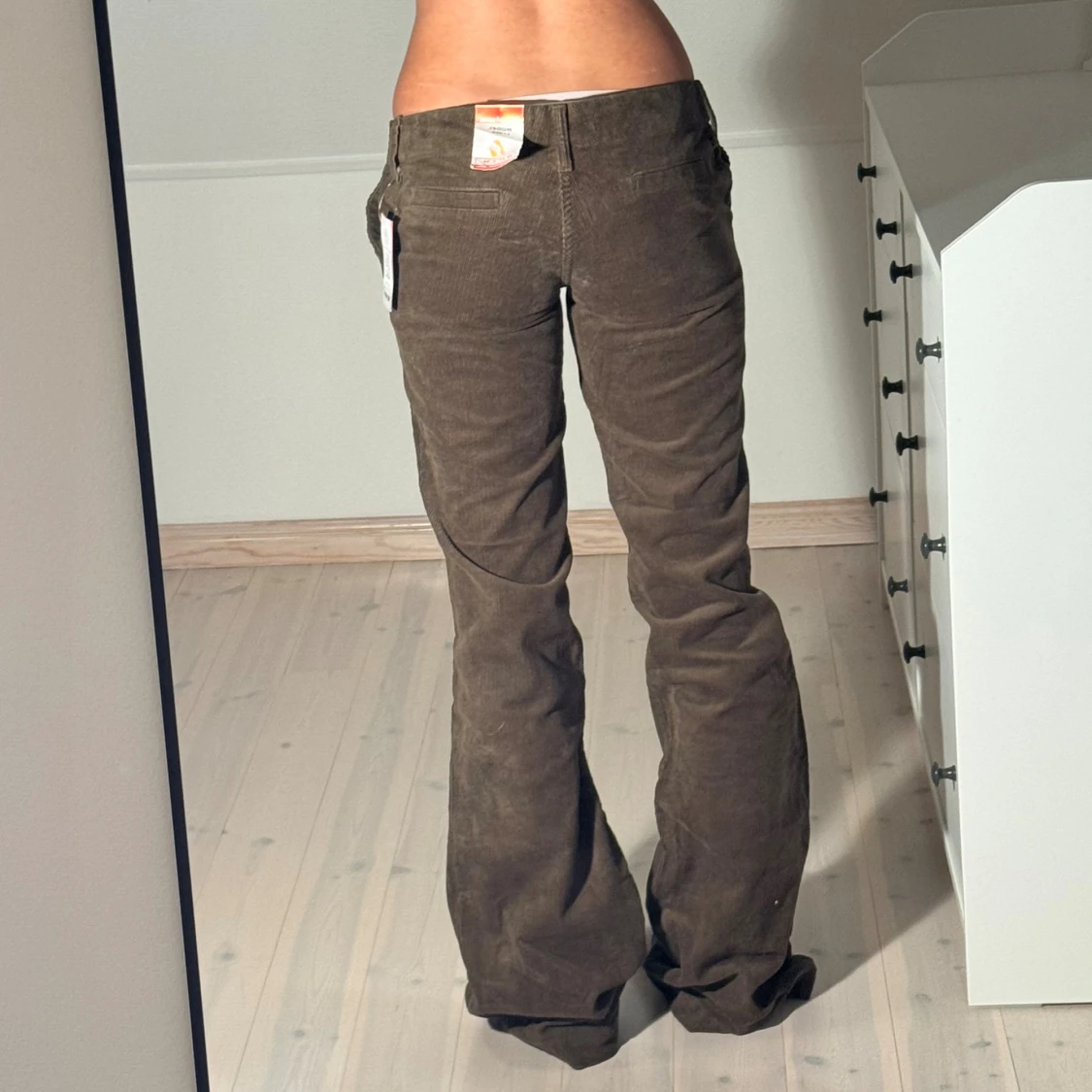 Brun/gröna Manchester Jeans  - 2